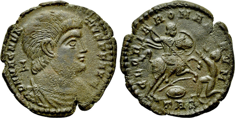 MAGNENTIUS (350-353). Ae. Treveri. 

Obv: D N MAGNENTIVS P F AVG. 
Bare-heade...