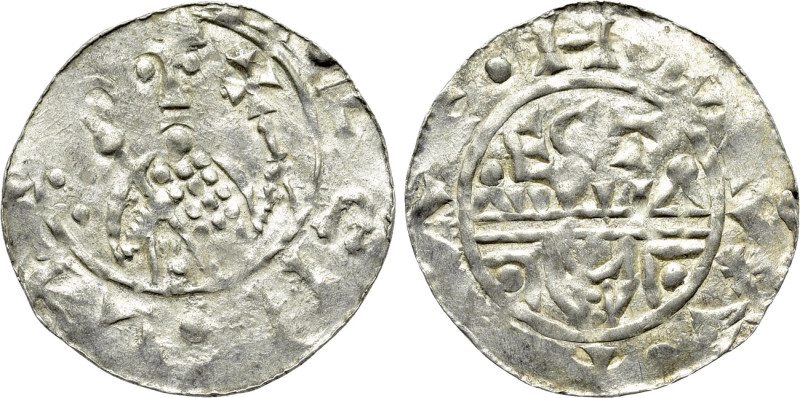 NETHERLANDS. Utrecht. Wilhelm de Ponte (1054-1076). Denar. 

Obv: Wilhelm stan...