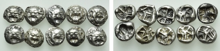 10 Drachms of Parion. 

Obv: .
Rev: .

. 

Condition: See picture.

Wei...