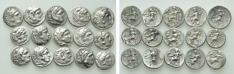 15 Drachms of Alexander the Great and Others. 

Obv: .
Rev: .

. 

Condit...