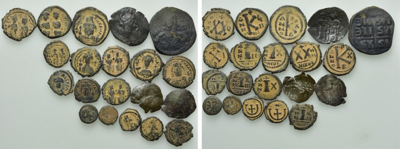 20 Byzantine Coins. 

Obv: .
Rev: .

. 

Condition: See picture.

Weigh...