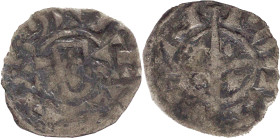 Portugal
D. Afonso II (1211-1223)
Dinheiro Long Cross
AG: 02.01 0,66g RARA
Fine