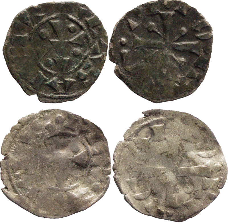 Portugal
D. Sancho II (1223-1248)
Lote 2 Dinheiros Cross of Nails
One Appears Go...