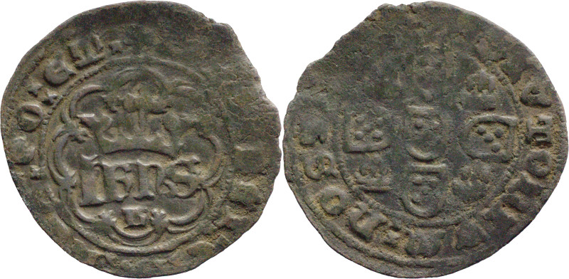 Portugal
D. João I (1385-1433)
Real of 3 pounds and a half black from Lisbon
AG:...