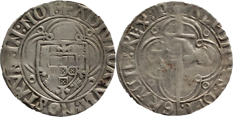 Portugal
D. Afonso V (1438-1481)
Espadim Lisboa Withoout Monetary Letter
Legenda...