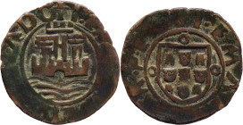 Portugal
D. Manuel I (1495-1521)
Ceitil Lisboa - Withoout Monetary Letter
AG: 03.01 (variant legend) / FM: 3.1.09 2,12g
Fine