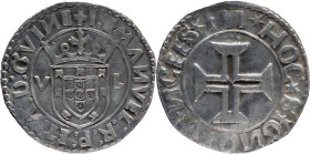 Portugal
D. Manuel I (1495-1521)
Tostão Lisboa - V-L
AG: 50.04 9,34g
Fine