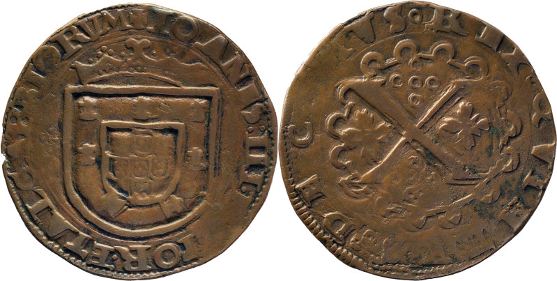 Portugal
D. João III (1521-1557)
10 Reais (Patacão) Lisboa
AG: 15.02 17,05g
Very...