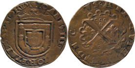 Portugal
D. João III (1521-1557)
10 Reais (Patacão) Lisboa
AG: 15.02 17,05g
Very Fine