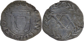 Portugal
D. João III (1521-1557)
Vintém Lisboa XX
One of the Best Specimens known of the reference AG: 66.10 1,25g
Fine