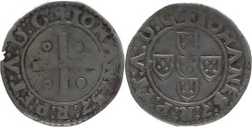 Portugal
D. João III (1521-1557)
Half tostão Lisboa
AG: 85.07 4,25g
Very Fine