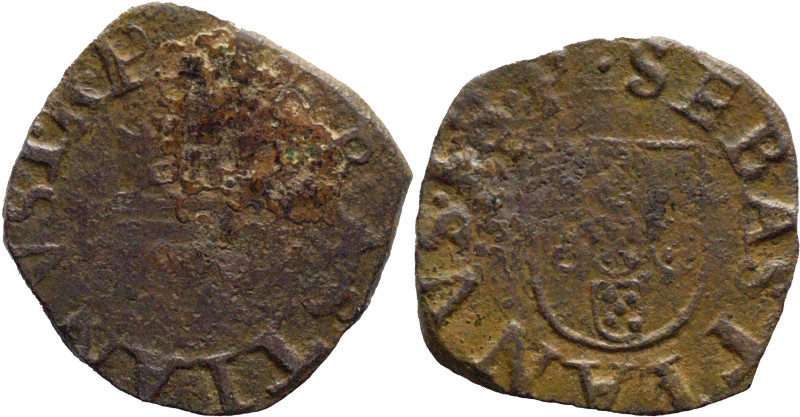 Portugal
D. Sebastião I (1557-1578)
Ceitil Lisboa
AG: 04.03 1,48g
Fine