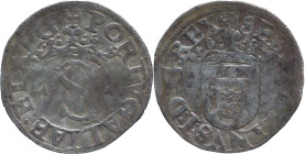 Portugal
D. Sebastião I (1557-1578)
Vintém (20 Reais) Lisboa
AG: 29.21 1,65g
Very Fine