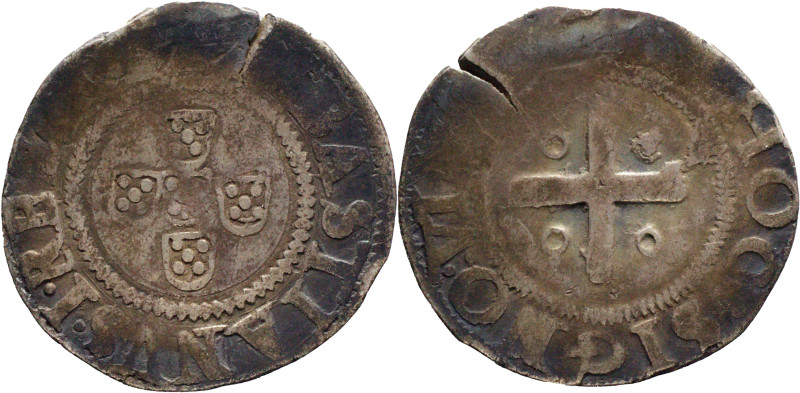 Portugal
D. Sebastião I (1557-1578)
Half Tostão (50 Reais) Lisboa
AG: 37.02 3,88...