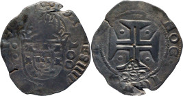 Portugal
D. Afonso VI (1656-1667)
Stamp 2S0 over half cruzado D.João IV
AG: 42.03 10,57g
Good Fine (flaws on the disc)
