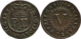 Portugal
D. Pedro II (1683-1706)
5 Reis 1699
AG: 13.01 6,44g
Good Fine