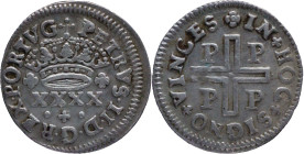 Portugal
D. Pedro II (1683-1706)
Half Tostão Porto
AG: 33.01 1,64g
Good Fine