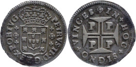 Portugal
D. Pedro II (1683-1706)
3 Vinténs Porto
AG: 40.01 (without dot in the end of legend.) 2,16g
Fine
