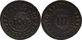 Portugal
D. João V (1706-1750))
III Réis 1714
AG: 08.08 2,66g
Fine