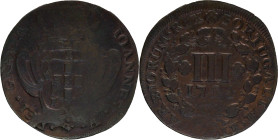 Portugal
D. João V (1706-1750)
III Réis 1724
AG: 12.03 Rare 4,03g
Fine