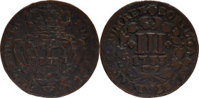 Portugal
D. João V (1706-1750)
III Réis 1733
AG: 12.06 4,36g
Fine