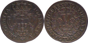 Portugal
D. João V (1706-1750)
V Réis 1744
AG: 19.13 5,64g
Good Fine