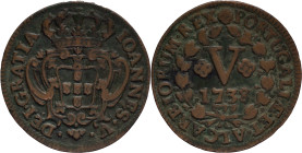 Portugal
D. João V (1706-1750)
V Réis 1738
AG: 19.07 6,57g
Fine