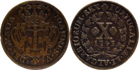 Portugal
D. João V (1706-1750)
X Reis 1743
P open
AG: 35.08 12,52g
Fine (Polished)
