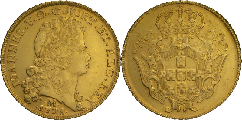 Portugal
D. João V (1706-1750)
Dobra of 8 escudos (12800 Réis) Minas Gerais 1728...