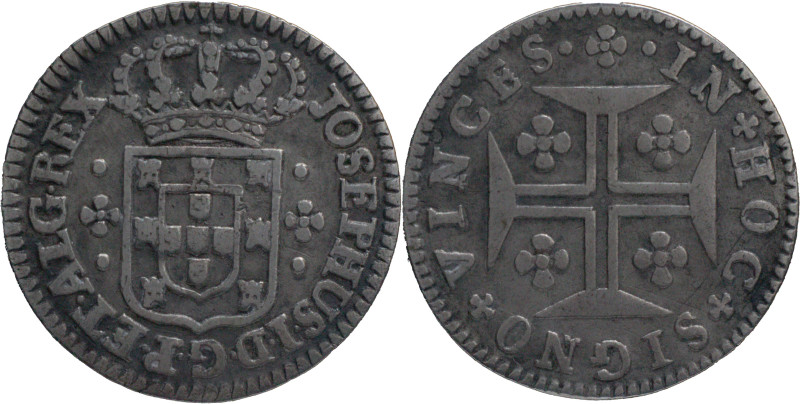 Portugal
D. José I (1750-1777)
3 Vinténs Lisboa
AG: 15.01 1,84g
Good Fine