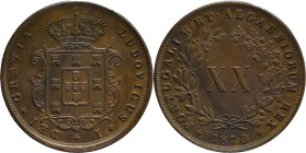 Portugal
D. Luís I (1861-1889)
XX Réis 1873
AG: 06.04 25.46g
Extremely Fine