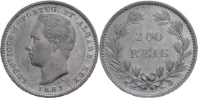Portugal
D. Luís I (1861-1889)
200 Réis 1887
AG: 11.18 5.05g
Good Extremely Fine