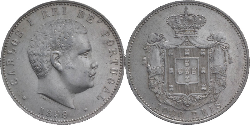 Portugal
D. Carlos I (1889-1908)
1000 Réis 1899
AG: 13.01 25.08g
Good Extremely ...