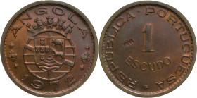 Portugal
República Portuguesa (1910-Present)
Prova 1 escudo Angola 1972
AG: E4.05 7.00g
Extremely Fine