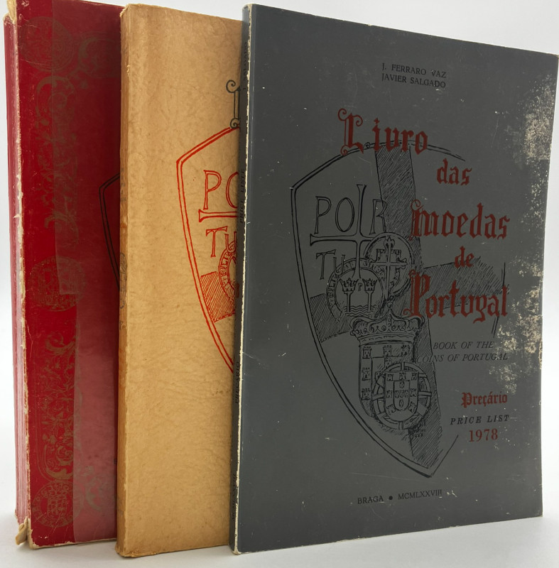 Portugal
Books
Livro das moedas de Portugal. 3 Books.
J. Ferraro Vaz. 1972, 1978...