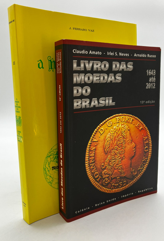Portugal
Books
Lot of 2 Books Brazil. 
Book of Coins of Brazil. C. Amato, I. Nev...