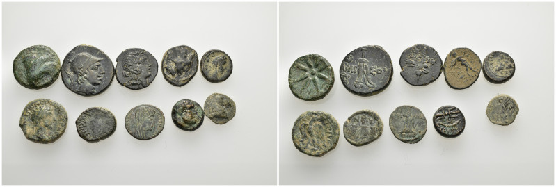 ANCIENT BRONZE COINS.SOLD AS SEEN.NO RETURN.