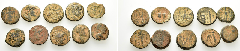 ANCIENT BRONZE COINS.SOLD AS SEEN.NO RETURN.