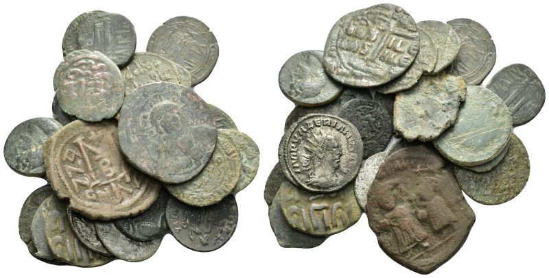 ANCIENT BRONZE COINS.SOLD AS SEEN.NO RETURN.