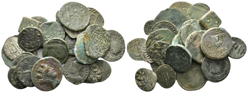 ANCIENT BRONZE COINS.SOLD AS SEEN.NO RETURN.