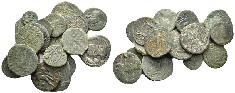 ANCIENT BRONZE COINS.SOLD AS SEEN.NO RETURN.