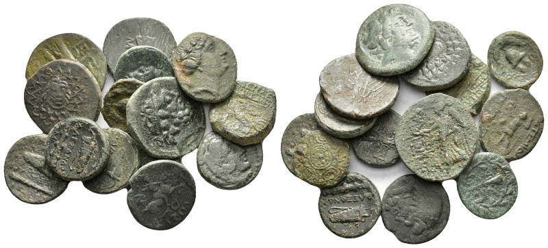 ANCIENT BRONZE COINS.SOLD AS SEEN.NO RETURN.