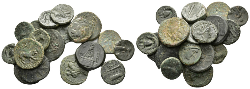 ANCIENT BRONZE COINS.SOLD AS SEEN.NO RETURN.