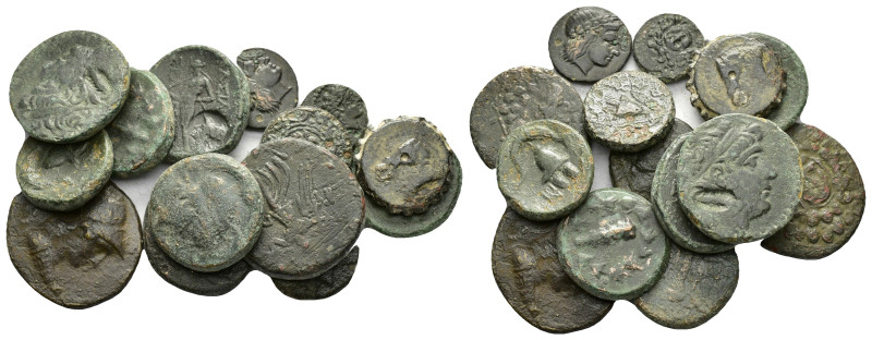 ANCIENT BRONZE COINS.SOLD AS SEEN.NO RETURN.