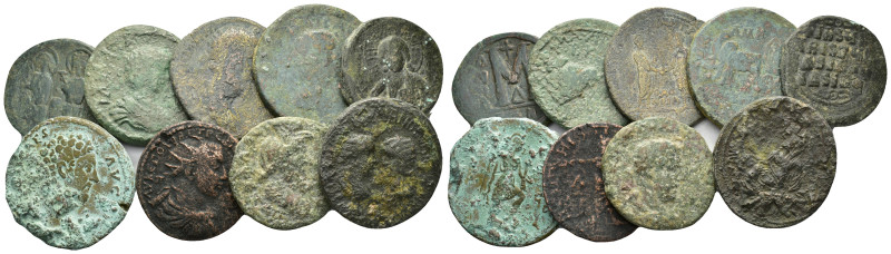 ANCIENT BRONZE COINS.SOLD AS SEEN.NO RETURN.