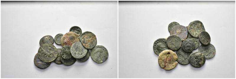 ANCIENT BRONZE COINS.SOLD AS SEEN.NO RETURN.