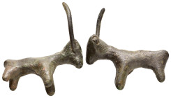 ANCIENT ROMAN BRONZE BULL FIGURINE.(1st - 2nd Century).Ae.

Condition : Good very fine.

Weight : 54.9 gr
Diameter : 51 mm