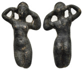 ANCIENT ROMAN BRONZE NAKED FEMALE PENDANT.(1st- 3rd Century).Ae.

Condition : Good very fine.

Weight : 4.8 gr
Diameter : 25 mm