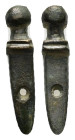 ANCIENT ROMAN BRONZE SWORD PENDANT.(Circa 1st - 2nd century).Ae.

Condition : Good very fine.

Weight : 8.8 gr
Diameter : 32 mm