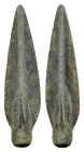 ANCIENT ROMAN BRONZE ARROW HEADS.(Circa 2th Century).Ae.

Condition : Good very fine.

Weight : 56.8 gr
Diameter : 44 mm